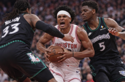 森林狼客场力挫火箭，终结对手8连胜辉煌战绩